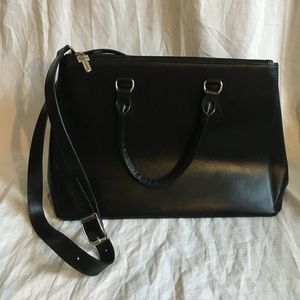 Jack Georges Italian Leather Handbag